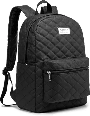 Kinmac Water Resistant Laptop Backpack with USB Charging Port for Laptop Up to 15.6 Inch (Embroider)