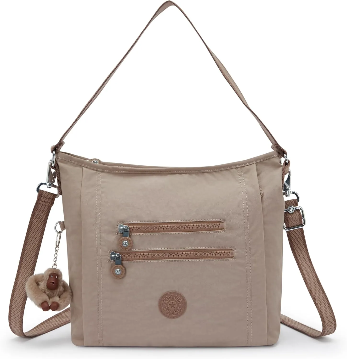 Kipling Women's Belammie Handbag, Organize Accessories, Spacious Interior, Removable Shoulder Strap, Travel Bag