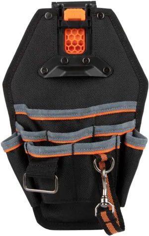 Klein Tools 55832MB MODbox Tool Pouch, 8-Pocket Electrician Bag, Quick Attach and Release for Tool Belts and MODBox Rail System