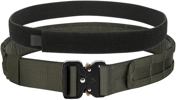 KRYDEX Quick Release Rigger MOLLE Belt 1.75 Inch Inner & Outer Tactical Heavy Duty Belt