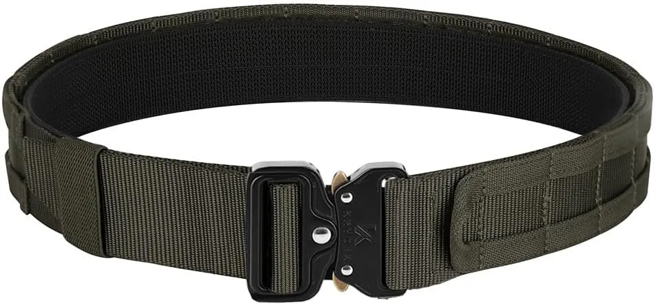 KRYDEX Quick Release Rigger MOLLE Belt 1.75 Inch Inner & Outer Tactical Heavy Duty Belt
