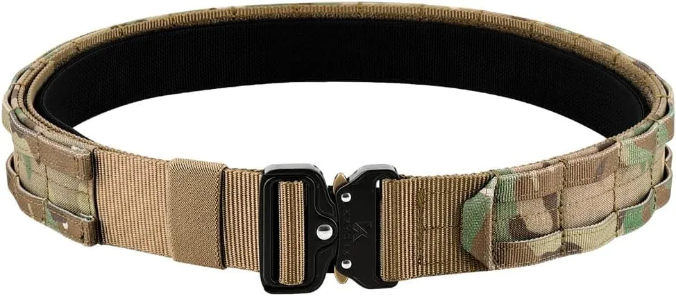 KRYDEX Quick Release Rigger MOLLE Belt 1.75 Inch Inner & Outer Tactical Heavy Duty Belt