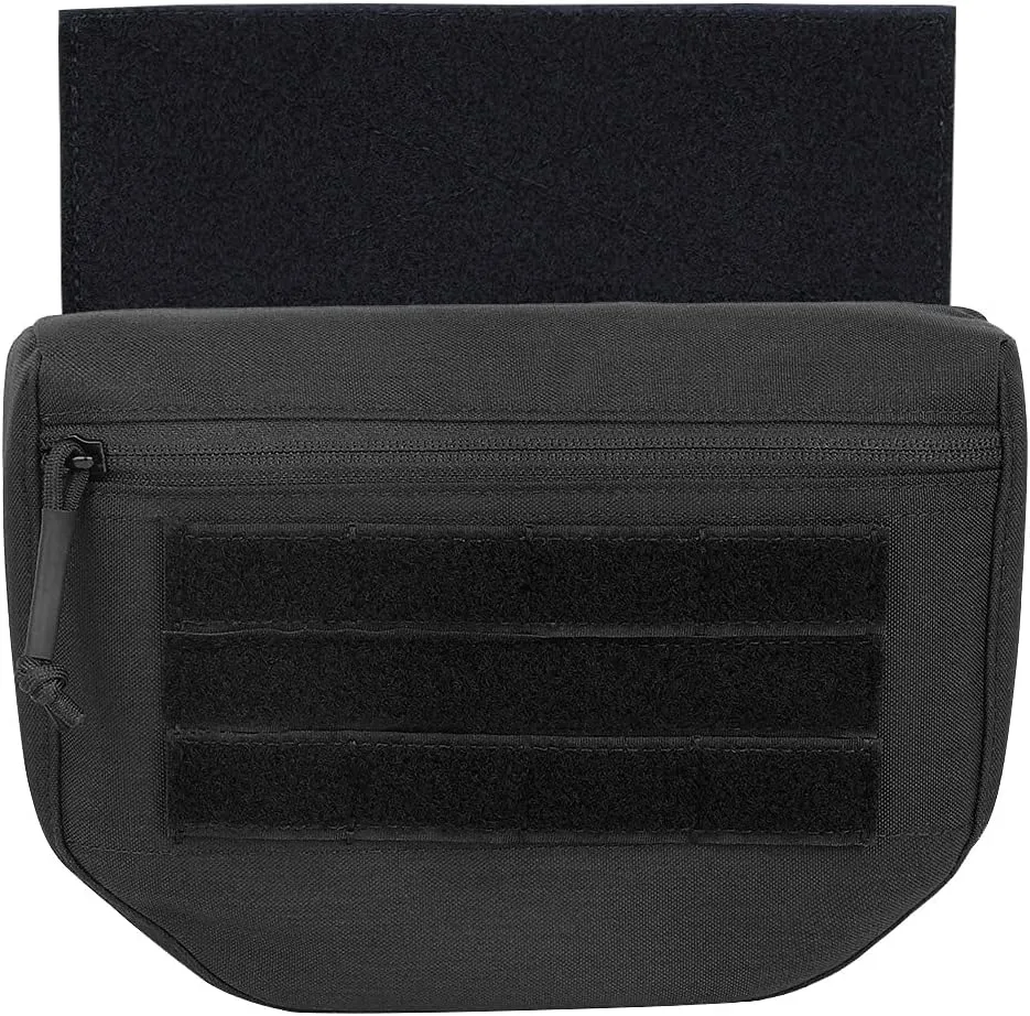 KRYDEX Tactical Dump Drop Pouch with Hook and Loop for JPC CPC AVS Vest Utility Tool Bag Airsoft Paintball