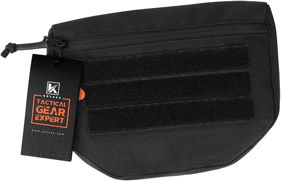 KRYDEX Tactical Dump Drop Pouch with Hook and Loop for JPC CPC AVS Vest Utility Tool Bag Airsoft Paintball