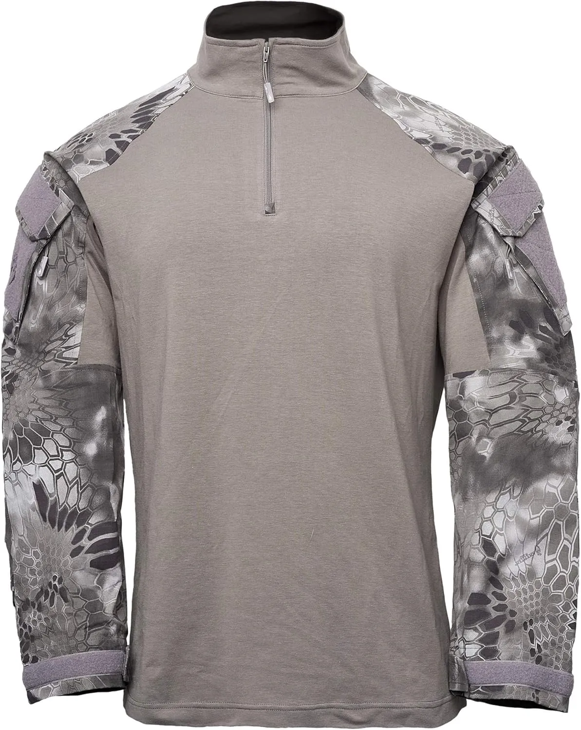 Kryptek Men's Tactical Rugby Half Zip, Long Sleeve Shirt
