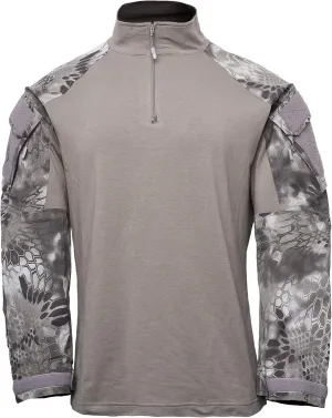 Kryptek Men's Tactical Rugby Half Zip, Long Sleeve Shirt