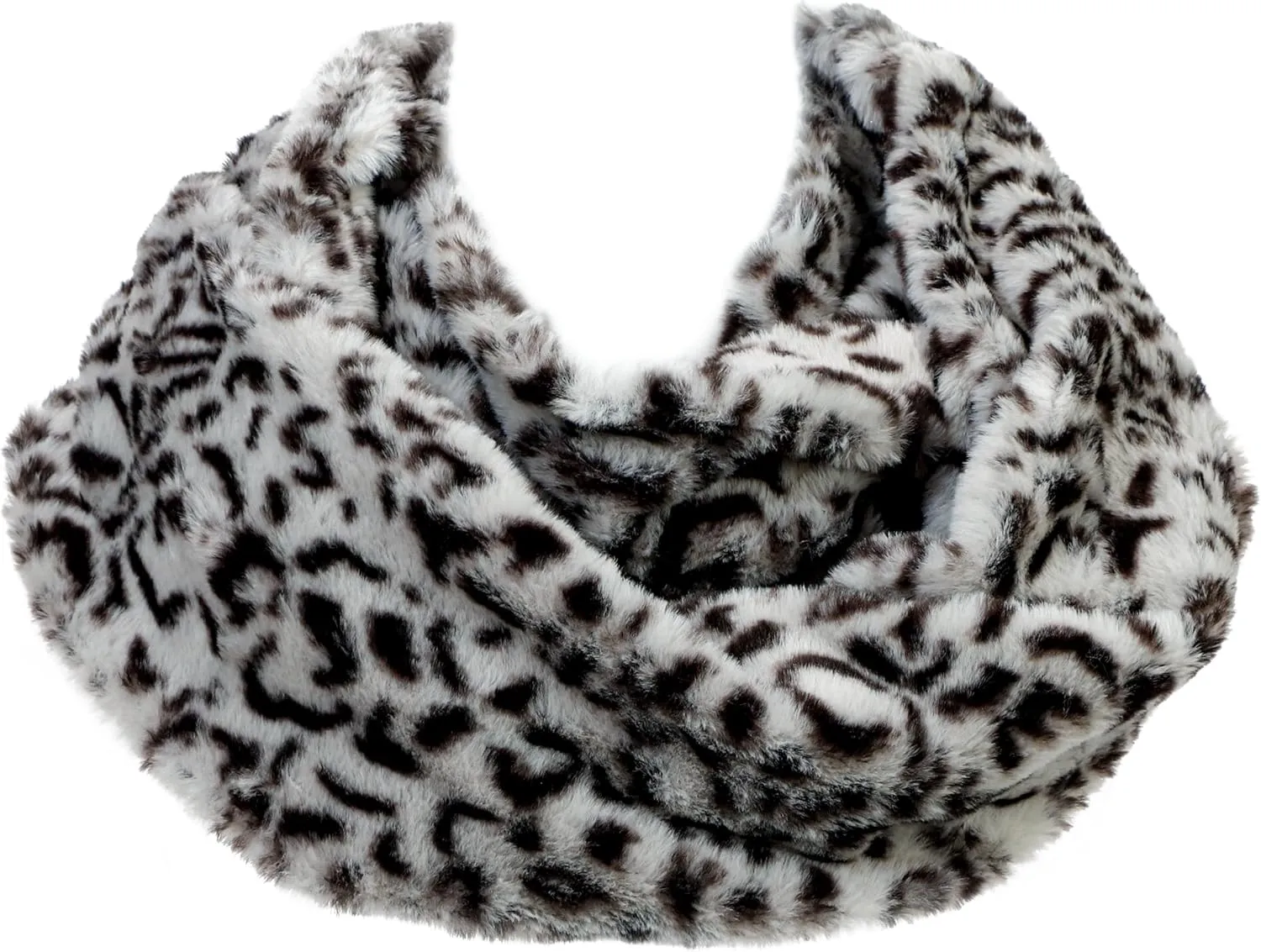 LA CARRIE Womens Leopard Print Infinity Scarf Loop Circle Neck Warmer
