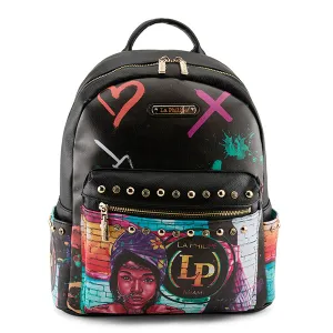 La Philipe Lp1024 2C Wall Art Backpack Black Mosaic