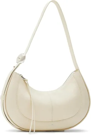 LAFESTIN Shoulder Bag for Women with Adjustable Strap Split Leather Crescent Crossbody Bags, Designer Trendy Satchel Purses