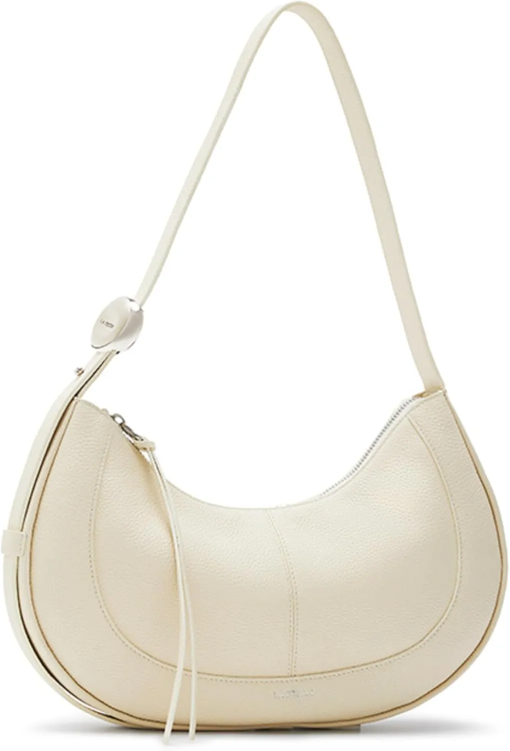 LAFESTIN Shoulder Bag for Women with Adjustable Strap Split Leather Crescent Crossbody Bags, Designer Trendy Satchel Purses