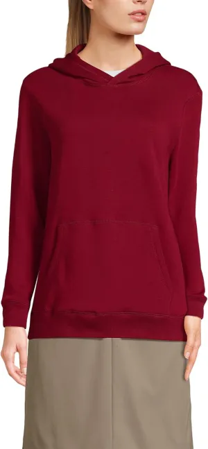 Lands' End School Uniform Adult Hooded Pullover Sweatshirt