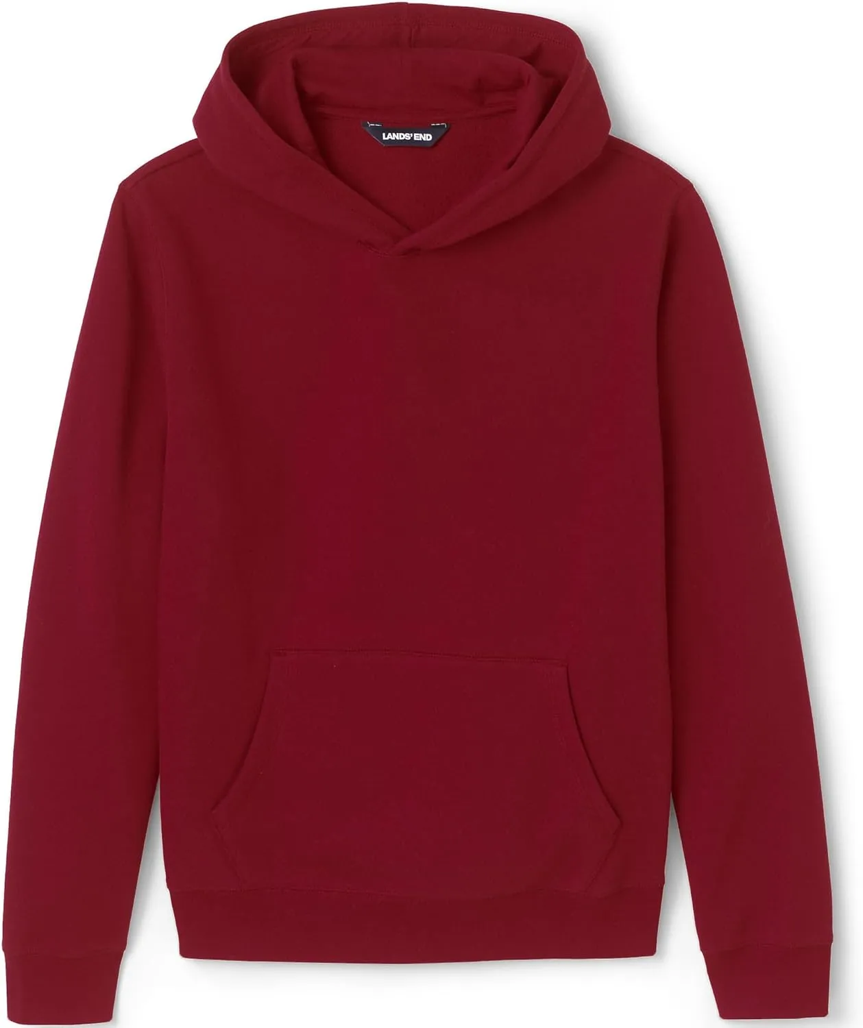 Lands' End School Uniform Adult Hooded Pullover Sweatshirt