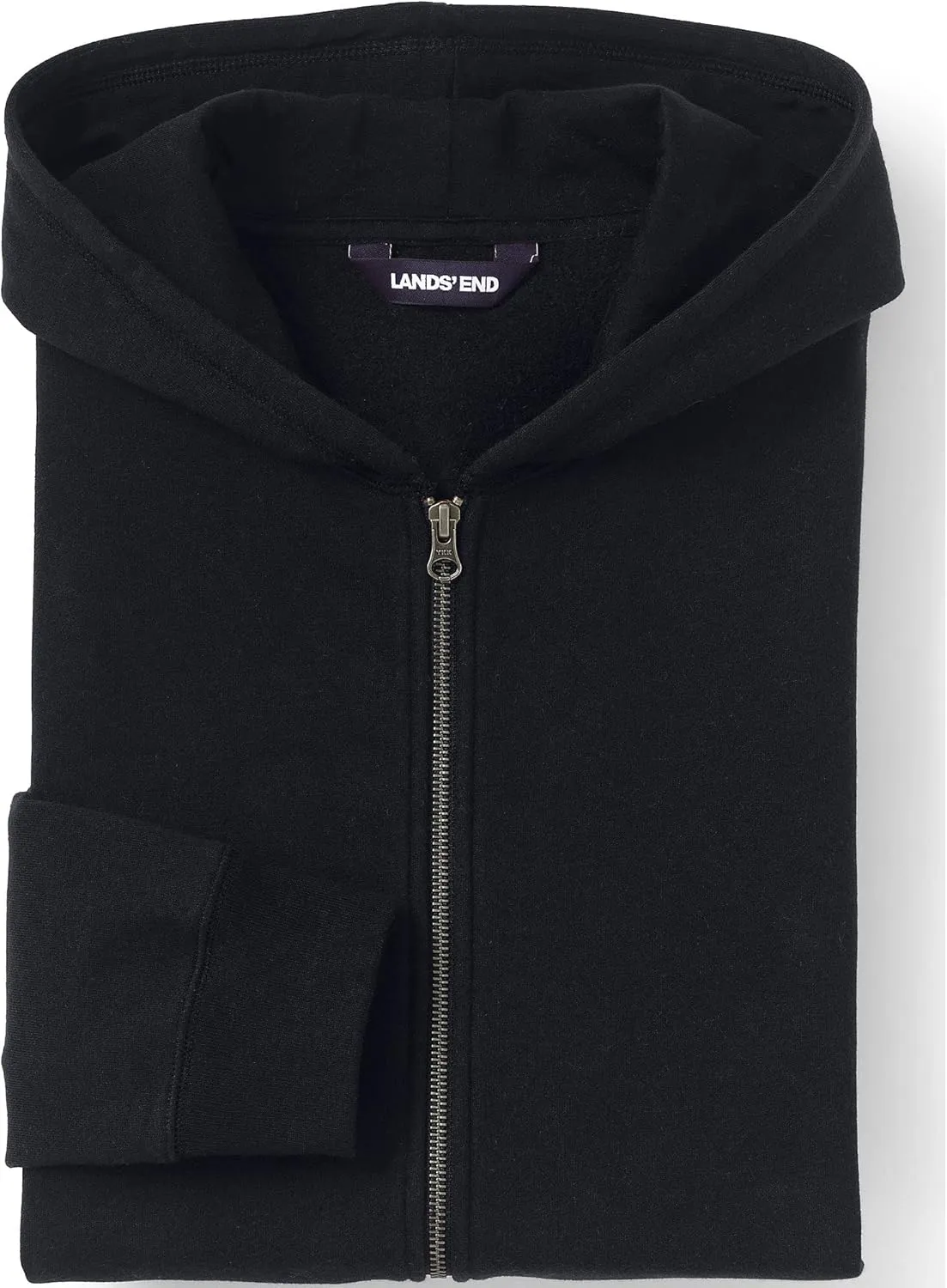 Lands' End School Uniform Kids Zip Front Sweatshirt