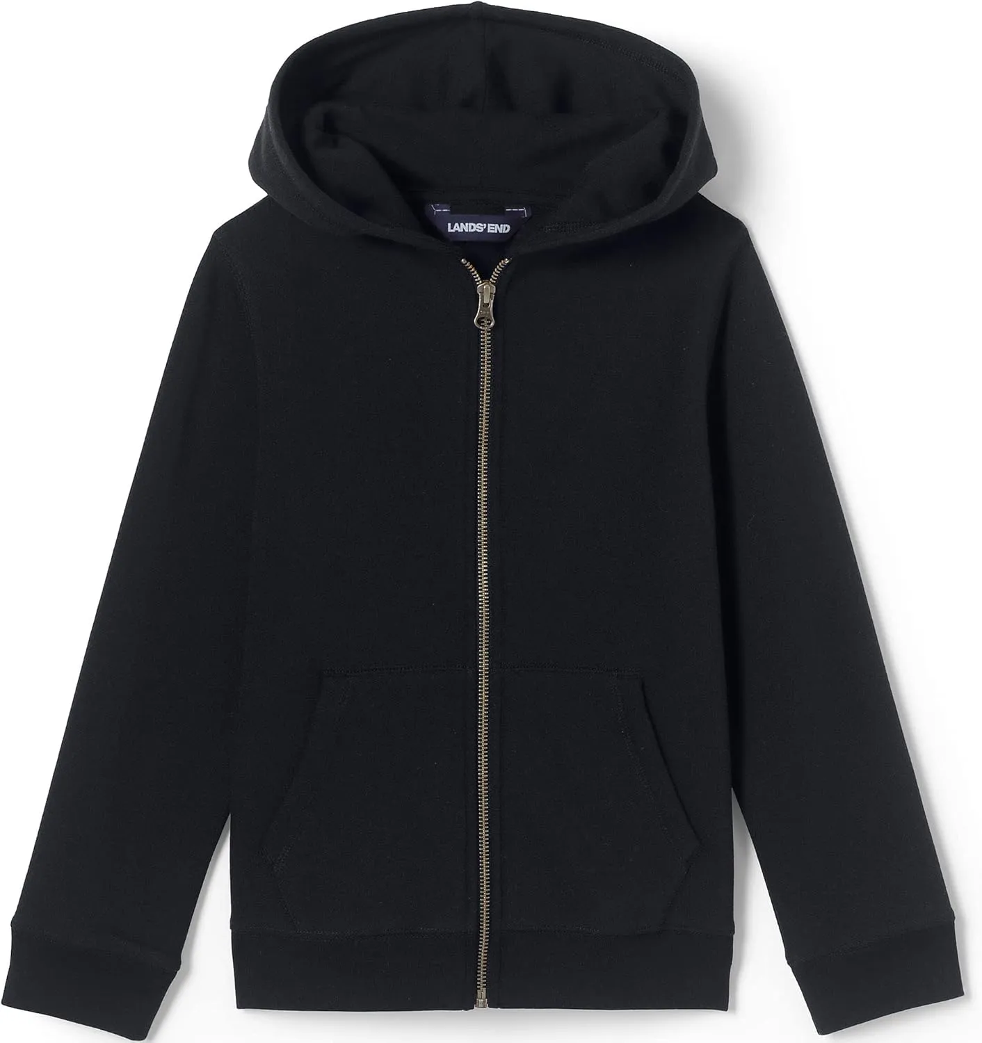 Lands' End School Uniform Kids Zip Front Sweatshirt