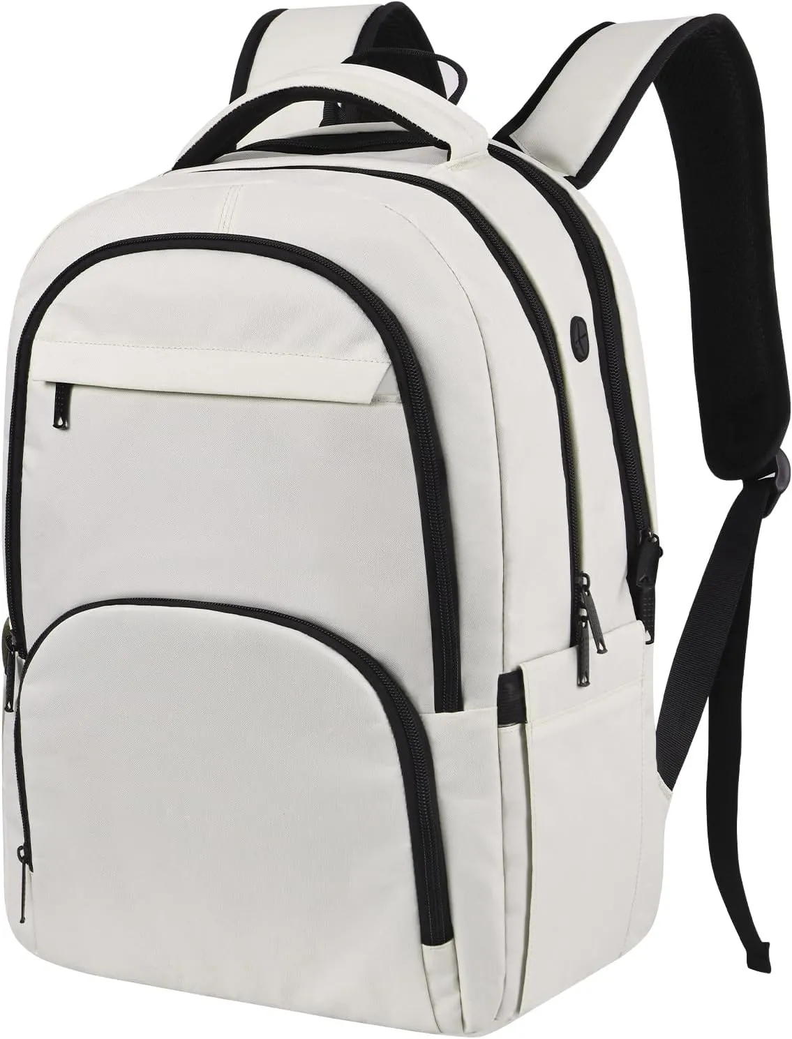 Laptop Backpack 15.6 inch, Backpacks for Men, Travel backpack Carry on Flight Approved, College School Bookbag, Anti-theft Personal Item Backpack, Water Resistant Bags for Work,Daily,Business (Beige)