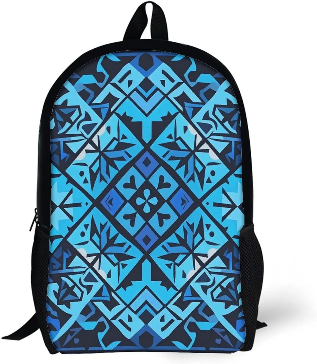 Laptop Backpack for Men Women Daypack Blue Polynesian Maori Tribal Pattern Computer Bag Travel Backpacks Laptop Bag