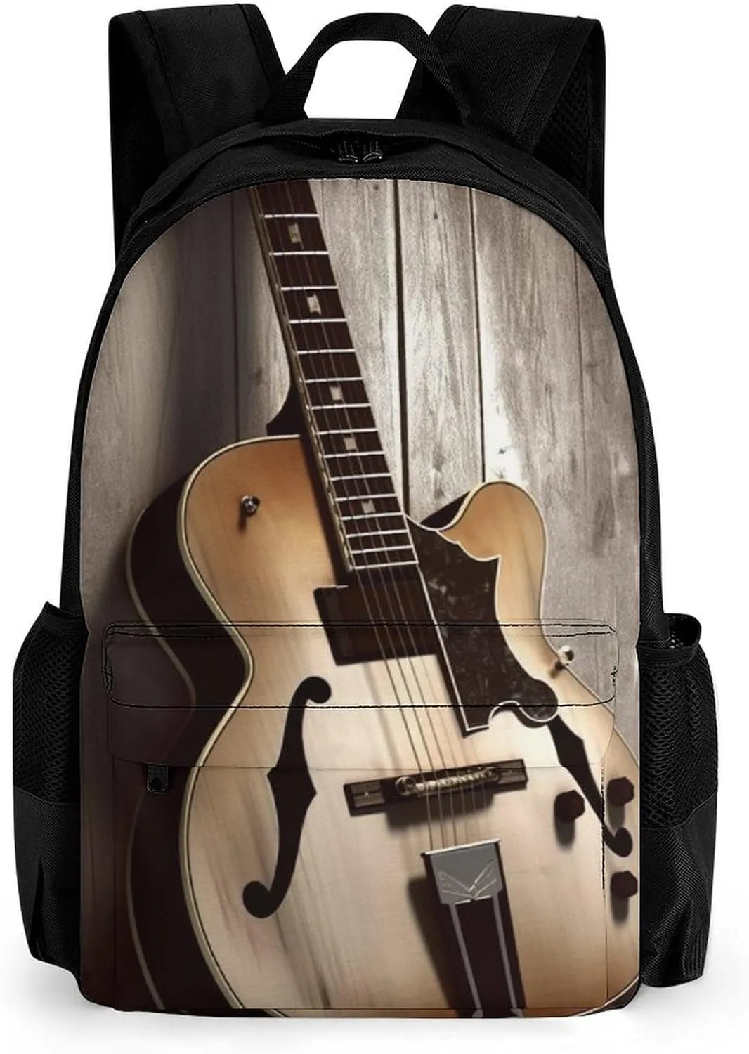 Laptop Backpack for Women Men Daypack Guitar Pictures Backpacks Computer Bag Travel Laptop Bag Casual Work Bag