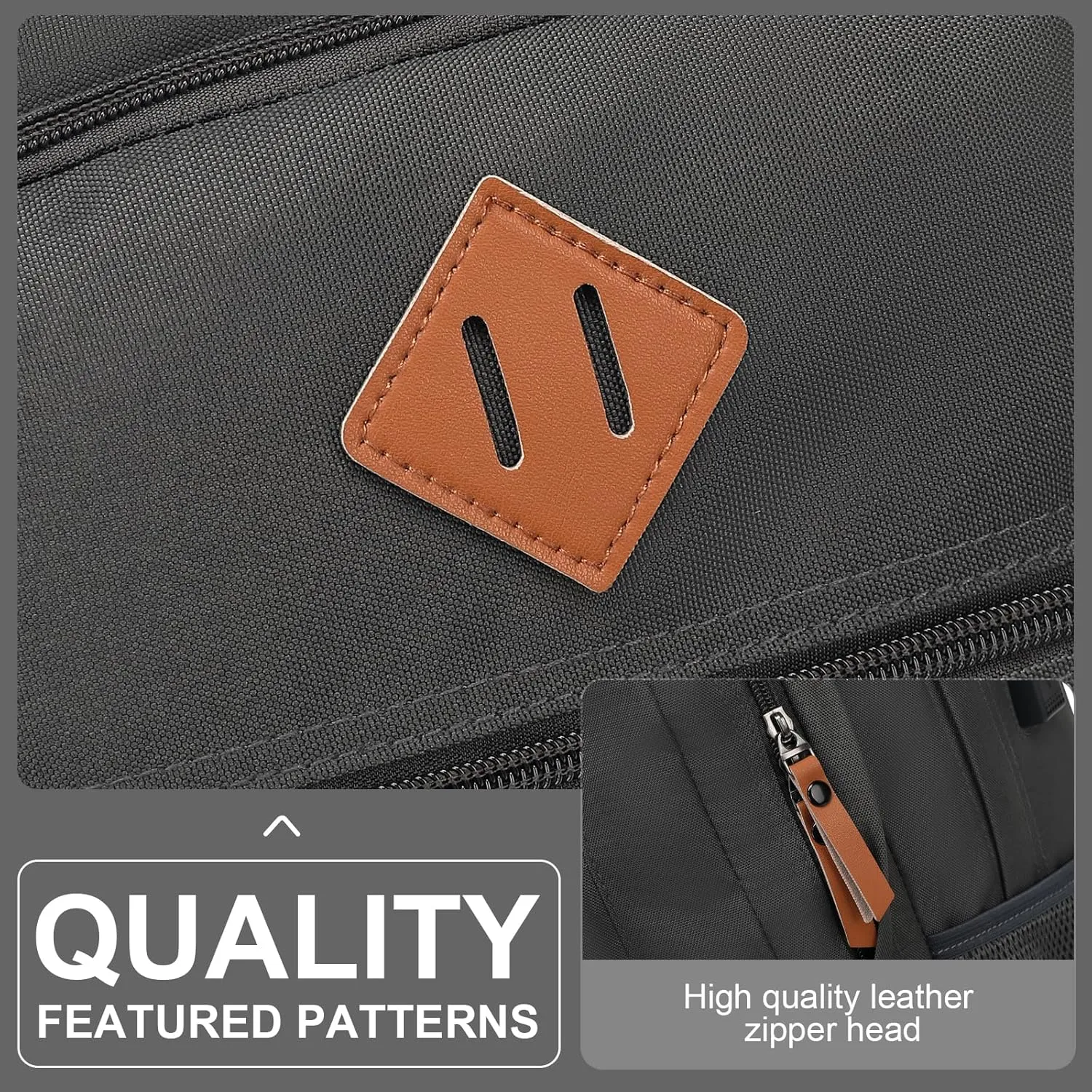 Laptop Backpack for Work, College, Travel, Daily Backpacks for Men Women, Computer Bag Fits 15.6 Inch Notebook, Grey