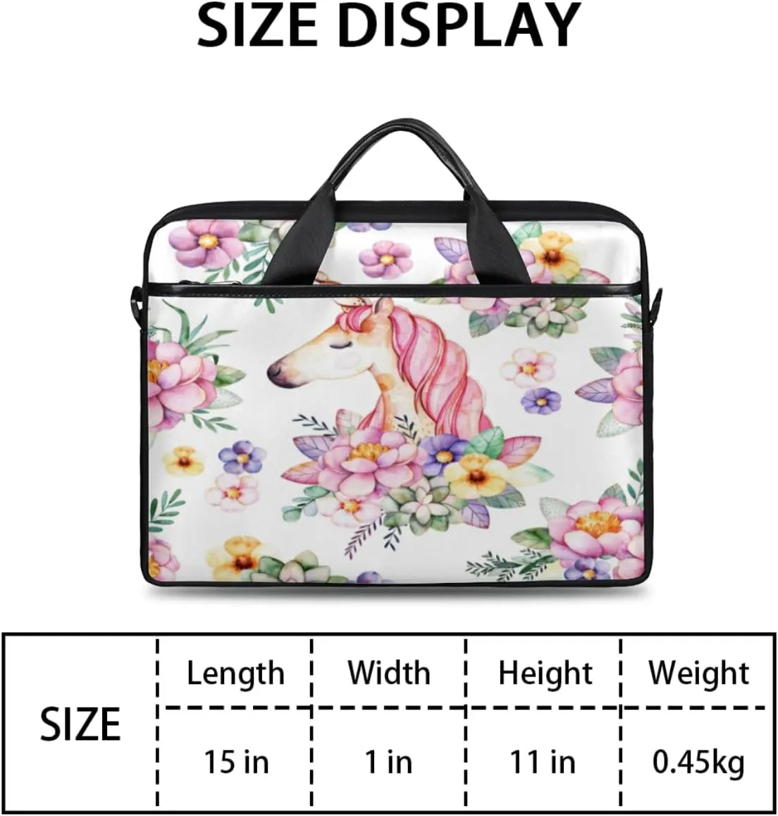 Laptop Bag Case Shoulder Messenger Carrying Bag 13 14 15 Inch Waterproof Computer Sleeve Cover