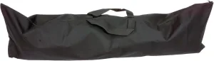 Large Black Vinyl Metal Detector Bag with Full Zipper and Carry Handles