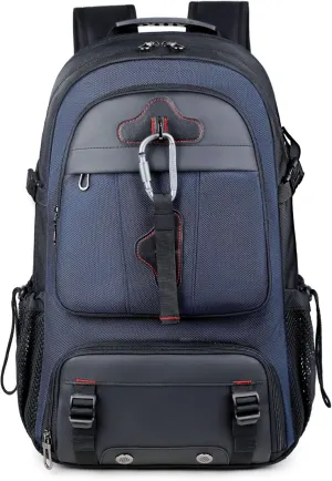 Large capacity backpack for men's and women's outdoor travel bags business travel luggage backpack 18 inch 80 rise computer bag 20 x 13.3 x 6.2 inches (1, Blue)