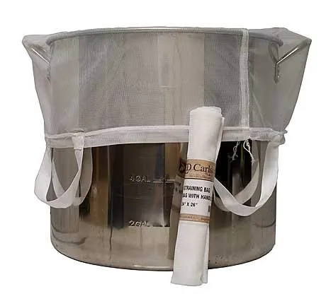 LD Carlson 4718 Brew-in-A-Bag Straining Bag with Handles (24x26)