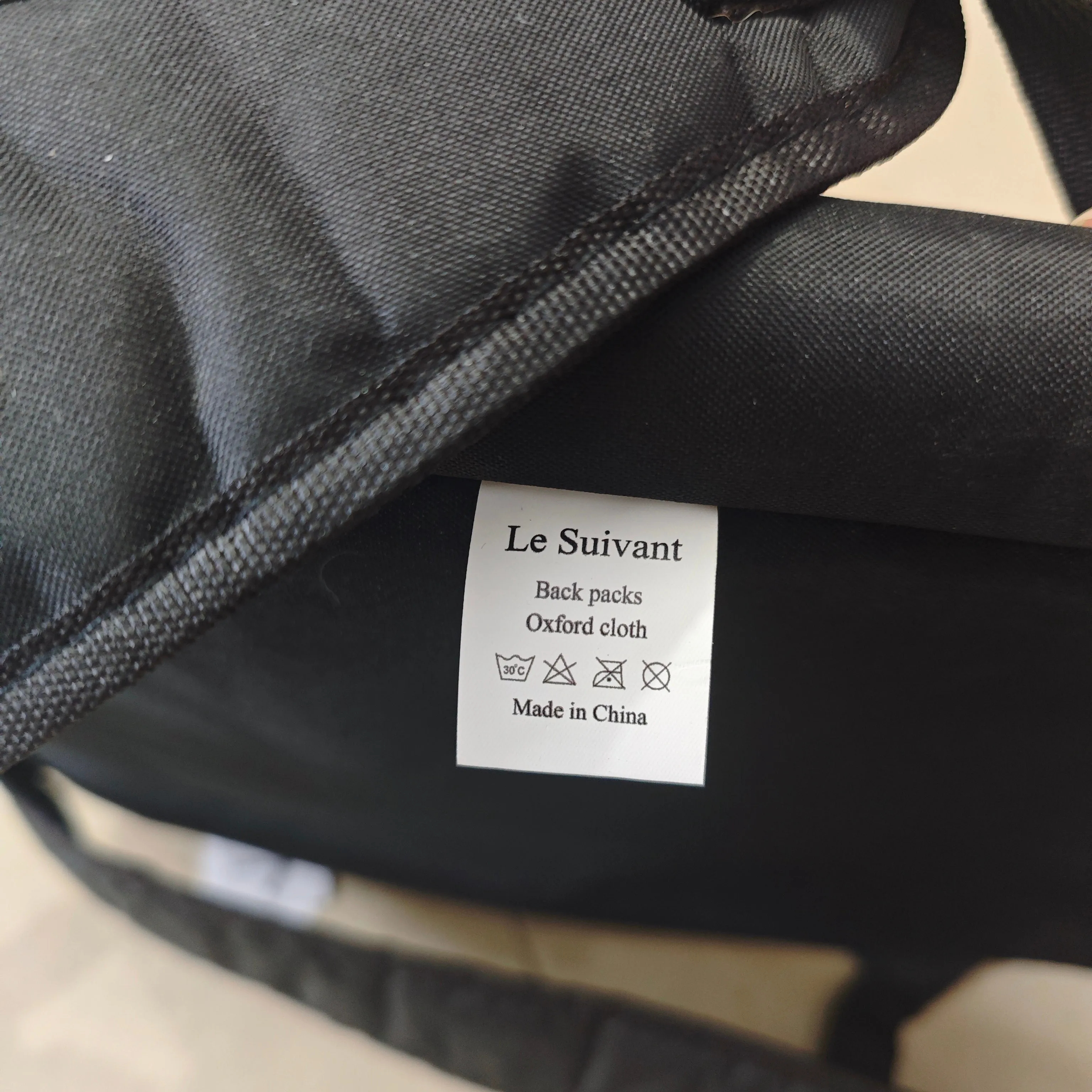 Le Suivant Back Packs - Anti-Slip, Wear-Resistant, Large Capacity, Lightweight with Laptop Compartment, 45x30x12cm, 410g