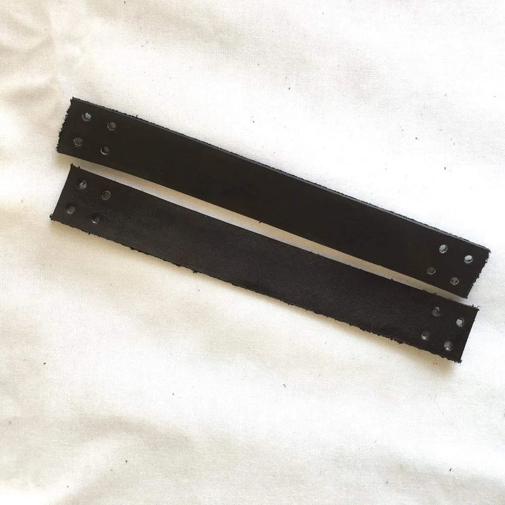 Leather Handles - Black