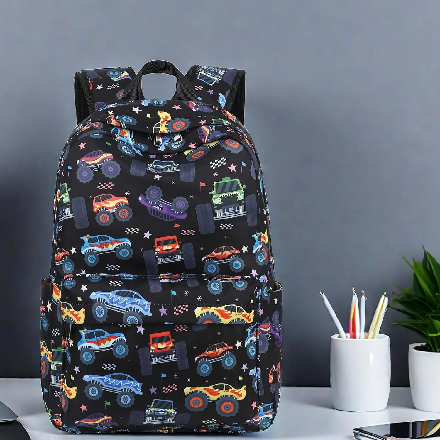 LEDAOU Toddler Kids Backpack for Boys Girls Preschool Kindergarten School Backpack Bookbag School Bag with Chest Strap