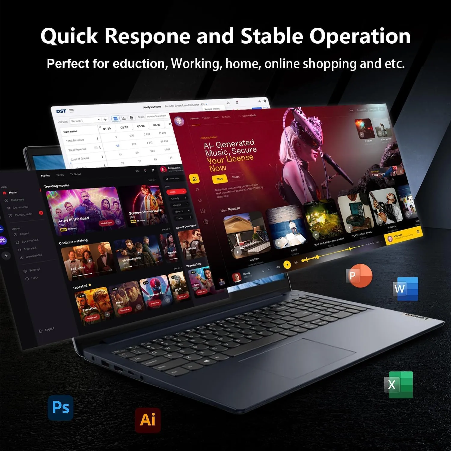 Lenovo 15.6" FHD Laptop | Intel Core i5-1235U (10 Core up to 4.40 GHz)| 40GB RAM | 1TB PCIe SSD | Anti-Glare | SD Card Reader | WiFi 6 | HDMI | Bluetooth | Webcam | Win 11 Pro | WOWPC Recovery USB