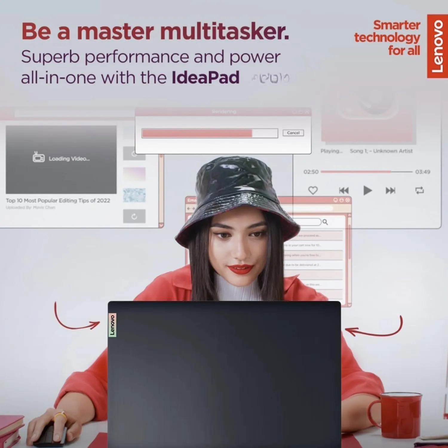 Lenovo 15.6" IdeaPad 1 Laptop | 20GB RAM | Dual Storage: 1TB SSD   128GB eMMC | Wi-Fi 6 | USB-C | 1-Year Microsoft Office 365 | Intel Dual-Core | HD Display | Windows 11 | w/WOWPC Recovery USB