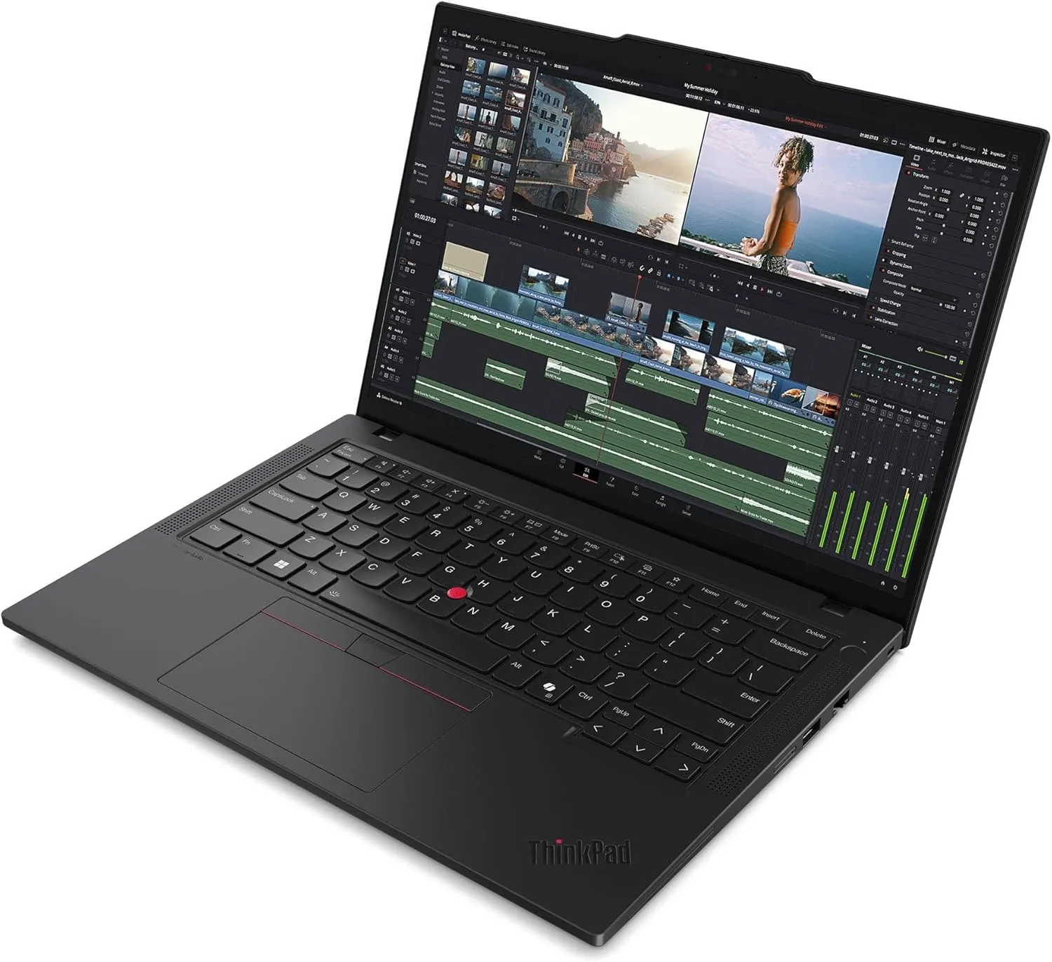 Lenovo 2024 Laptop | ThinkPad P14s Gen 5 | 14" 1920 x 1200 IPS | AMD-8 Core Ryzen 7 PRO 8840HS | 48GB DDR5 | 4TB SSD | Windows 10 Pro | Wi-Fi 6E - Bluetooth 5.3 - Backlit KB - 5.0MP Camera - Black