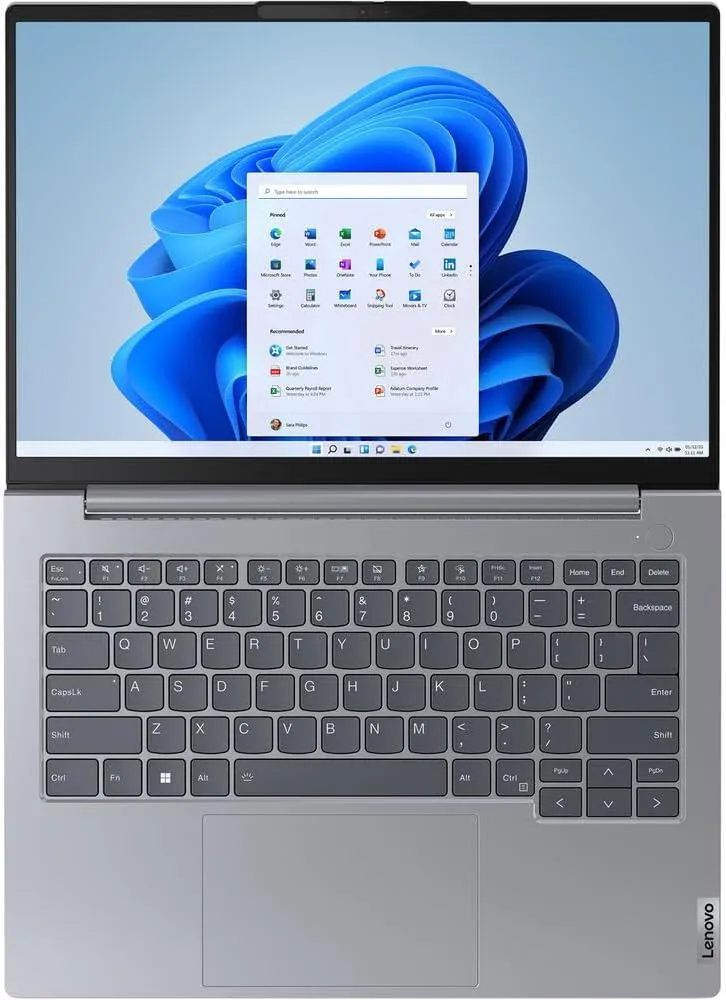 Lenovo 2025 Laptop | ThinkBook 14 G7 IML | 14" 1920 x 1200 Touch IPS | Intel-12 Core Ultra 7 155U | 48GB DDR5 | 8TB SSD | Windows 10 Pro | Wi-Fi 6 - BT 5.2 - Backlit KB - 1080p IR Camera - Arctic Grey