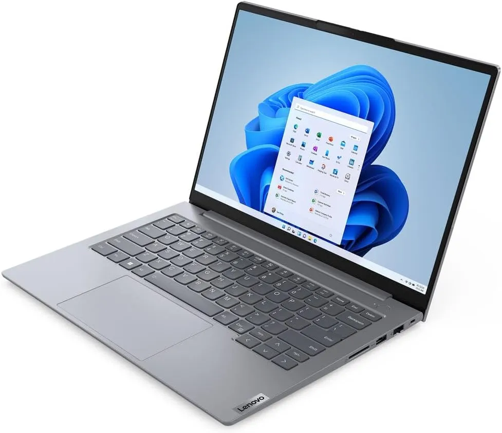 Lenovo 2025 Laptop | ThinkBook 14 G7 IML | 14" 1920 x 1200 Touch IPS | Intel-12 Core Ultra 7 155U | 48GB DDR5 | 8TB SSD | Windows 10 Pro | Wi-Fi 6 - BT 5.2 - Backlit KB - 1080p IR Camera - Arctic Grey