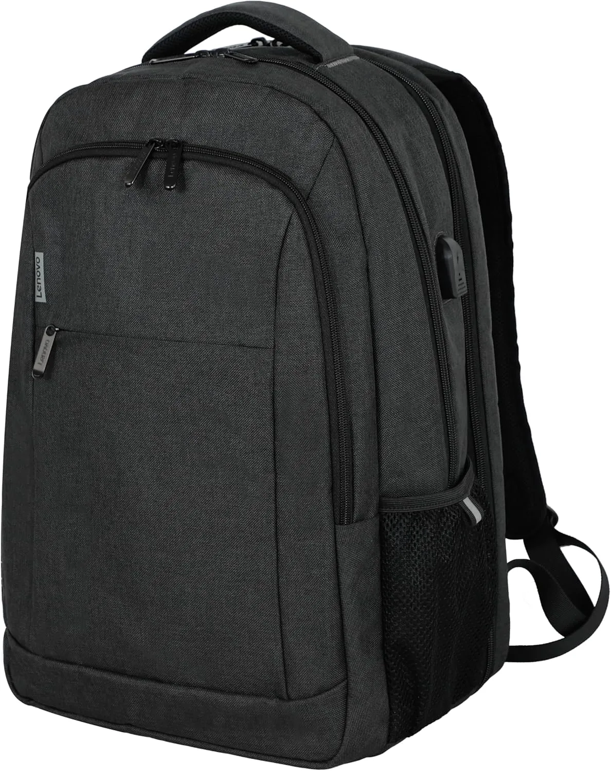 Lenovo B325 Laptop Backpack, 35L, Anti-Theft Travel Backpack, External USB Port, Water-Resistant, Luggage Strap, Fits 16-Inch Laptops, Durable Work & Commute Bag for Men & Women, Gifts for Travelers