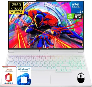 Lenovo Legion 7i Gaming Laptop, Windows 11 Pro, NVIDIA RTX 4060, Intel i7-14700HX(Up to 5.5 GHz, Beat i9-13900HX), 16" LCD IPS WQXGA 240Hz, 64 GB DDR5, 2 TB SSD, Wi-Fi 6E, Microsoft Office Pro