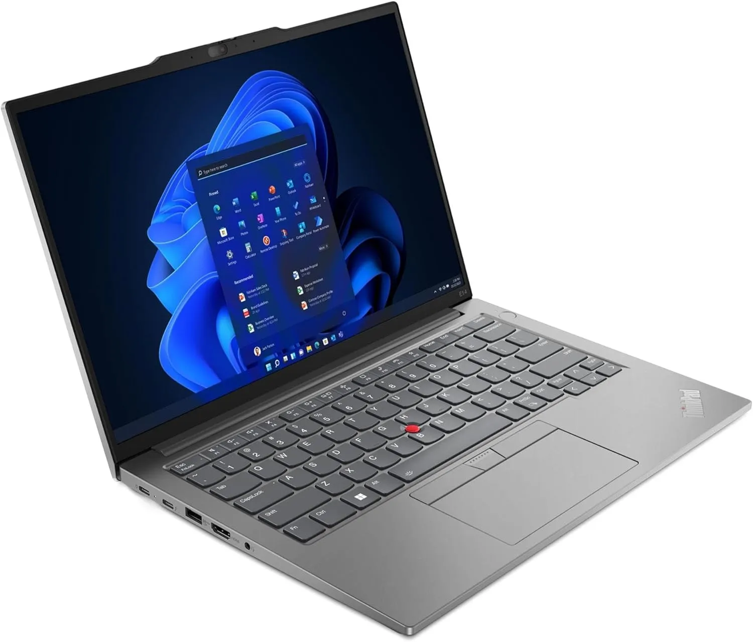 Lenovo ThinkPad E14 Gen 5 Laptop, 2023, 14" 1920 x 1200, Intel Core i5-1335U 10-Core, 16GB DDR4, 1TB SSD, Windows 11 Pro, Backlit KB, Wi-Fi 6, Bluetooth 5.1, Thunderbolt 4, 1080p Camera, Arctic Grey