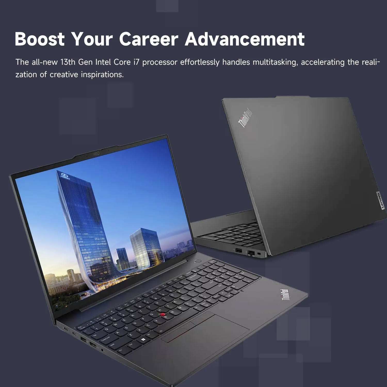 Lenovo ThinkPad E16 Business Laptop, 16" FHD  Touchscreen, Intel Core i7-1355U, 40GB RAM, 1TB SSD, Fingerprint, Backlit, HDMI, Wi-Fi 6, Windows 11 Pro, Bundle with Targus USB-C 100W Docking Station
