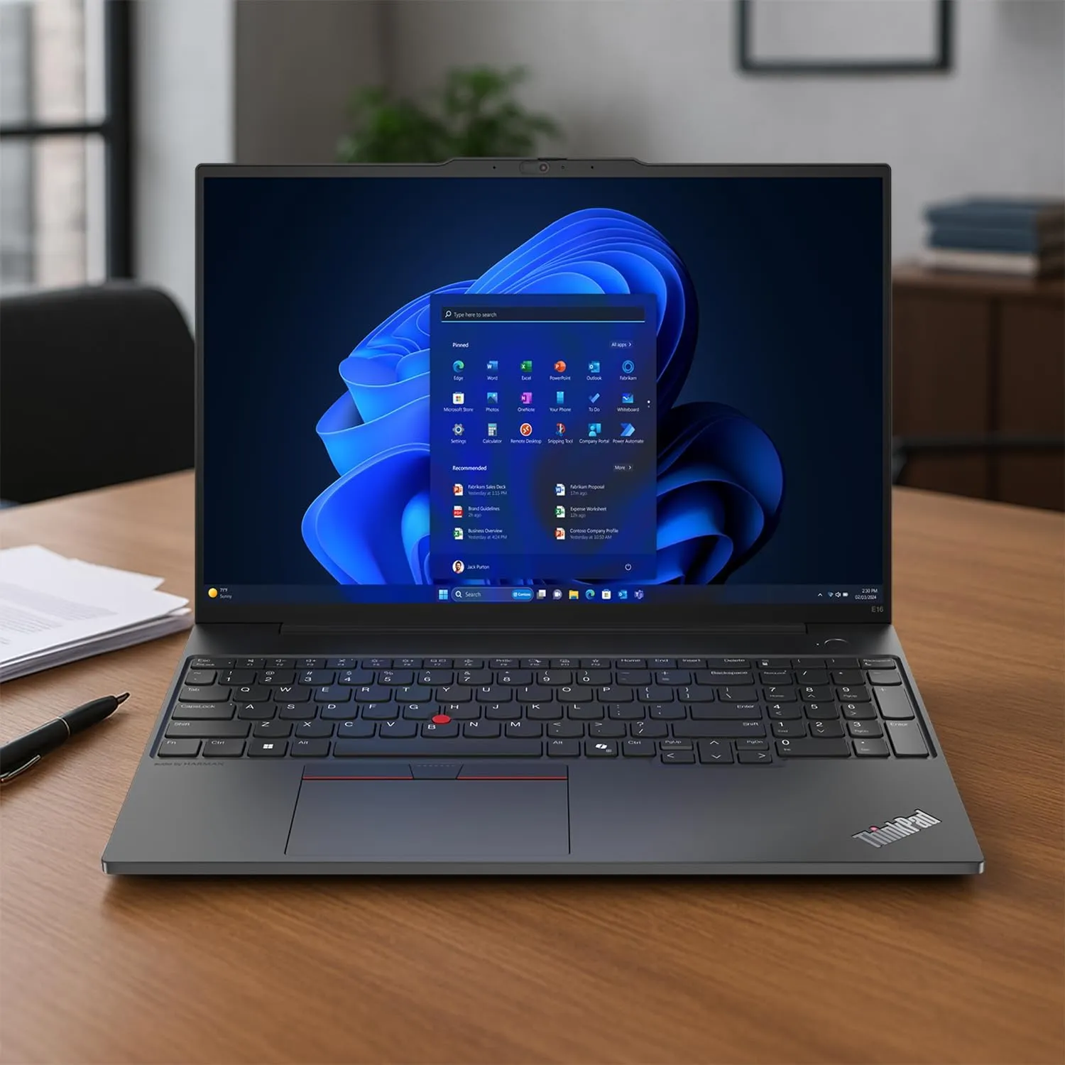 Lenovo ThinkPad E16 Gen 2 Business Laptop, 16" WUXGA, AMD Ryzen 7 7735U up to 4.75GHz, 64GB DDR5 RAM, 2TB SSD, Fingerprint, Backlit, HDMI, Wi-Fi 6, Win 11 Pro, Bundle with ADATA 64GB USB Flash Drive