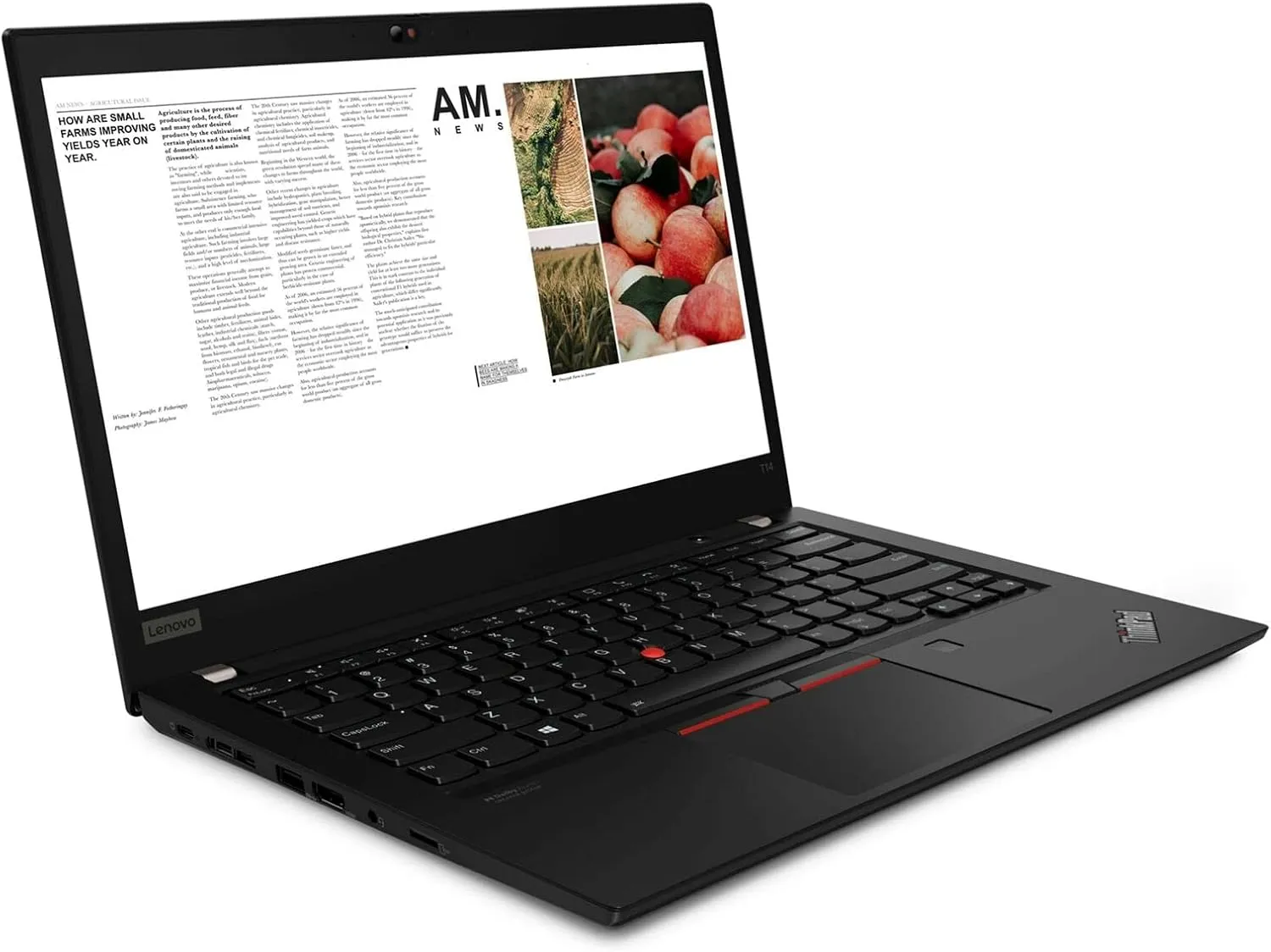 Lenovo ThinkPad T14 Gen 2 Laptop (2022), 14" FHD IPS, 11th Intel Core i7-1165G7, Iris Xe Graphics, 48GB DDR4 2TB NVMe SSD, Backlit KB FP Reader Thunderbolt 4 WiFi 6E, Windows 10 Pro, COU 32GB USB