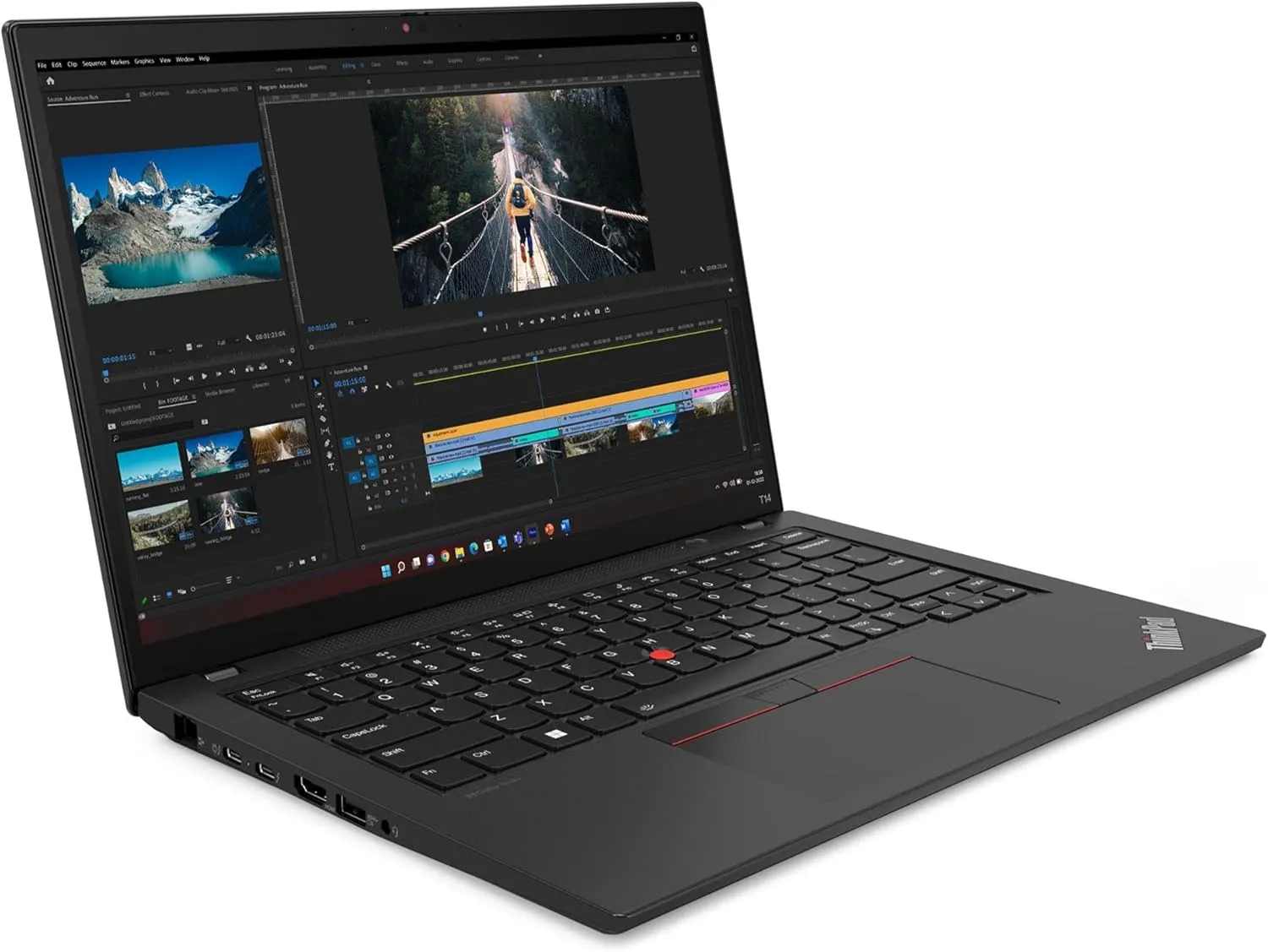 Lenovo ThinkPad T14 Gen 4 Business Laptop, 2023, 14" 1920 x 1200 Touch, Intel-10 Core i7-1355U, 48GB DDR5, 4TB SSD, Win10 Pro, Backlit KB, Wi-Fi 6E, BT 5.3, Thunderbolt 4, 1080p Camera, Black