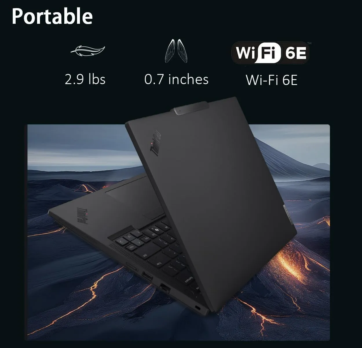 Lenovo ThinkPad T14 Gen 5 Business Laptop (14" FHD , Intel Ultra 7 155U (>i7-13700H), 32GB DDR5 RAM, 1TB SSD), Fingerprint, Backlit, 5MP Webcam, Ethernet, Wi-Fi 6E, Win 11 Pro, 2025 AI PC, Black
