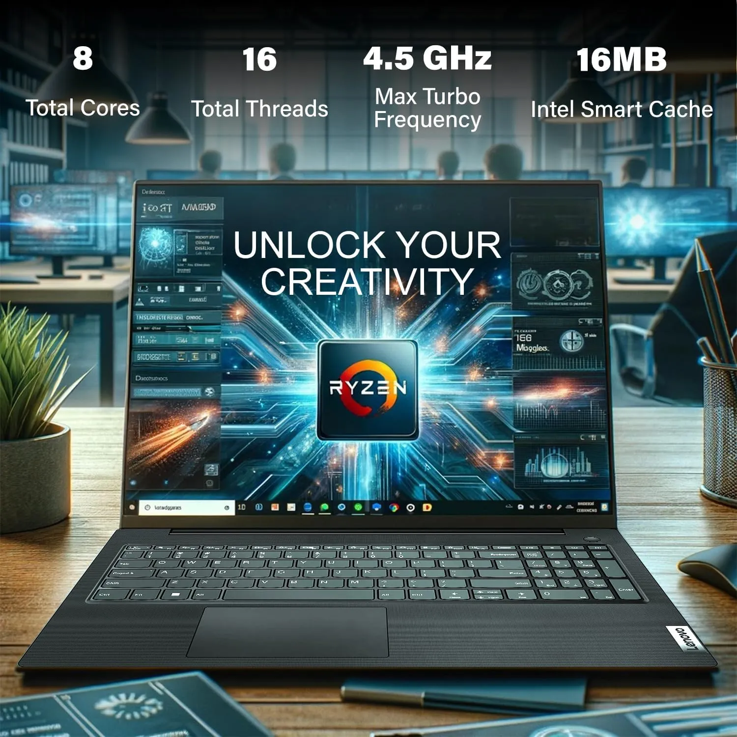 Lenovo V15 Laptop - Special Business Edition - 15.6 FHD - AMD Ryzen 7 7730U (Beats i7-1365U) - 16GB Memory - 1TB PCIe SSD - Military-Grade Durability - Wi-fi 6 - Long Battery Life - Windows 11 Pro