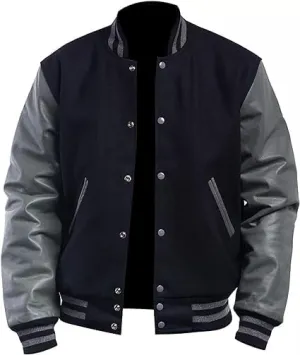 Letterman Varsity Jackets for Men, Baseball Bomber Jackets, High School Letterman Jackets, Warm Wool Outerwear