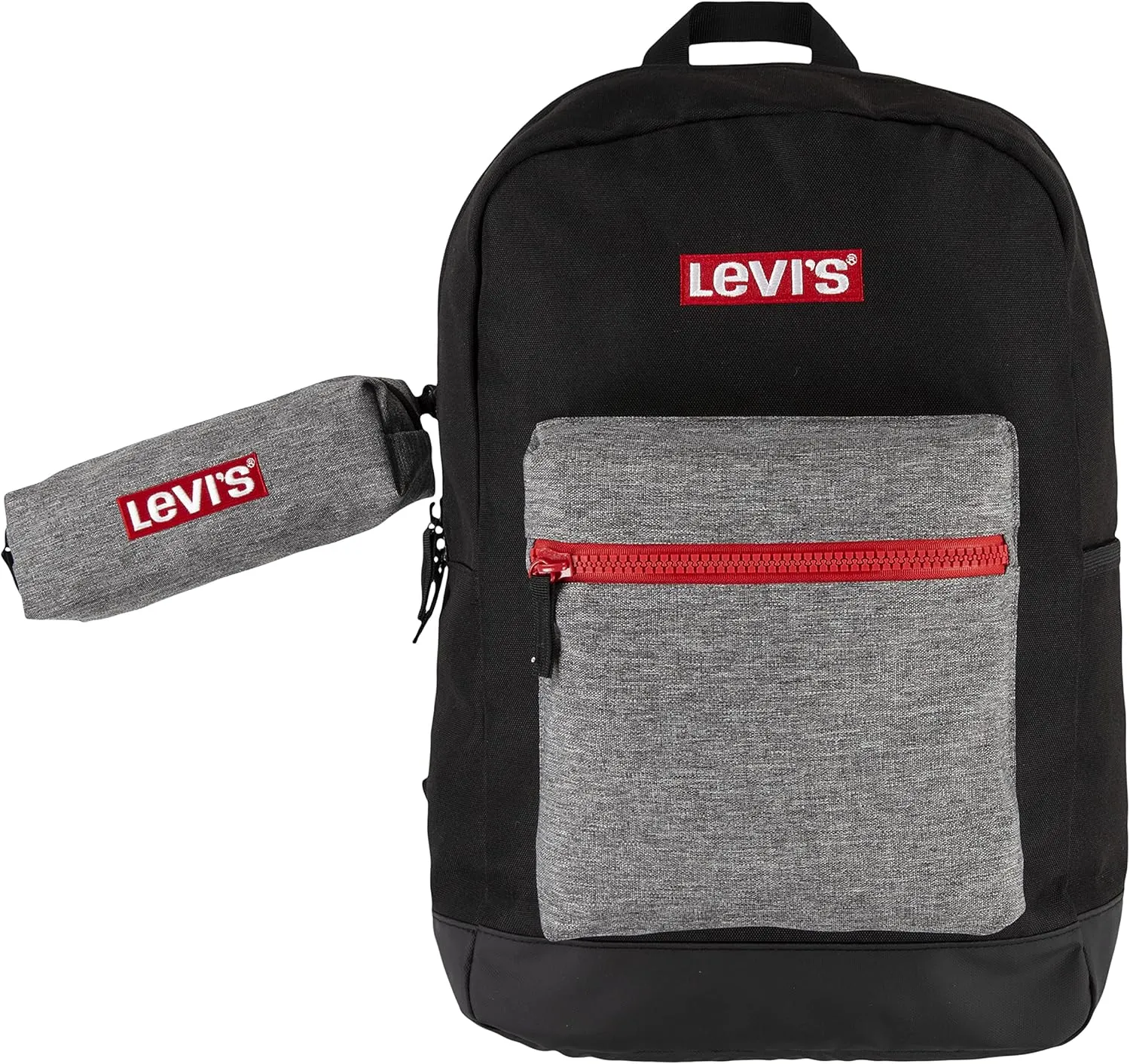Levi's Unisex-Adults Batwing Backpack, Black/Grey, OS
