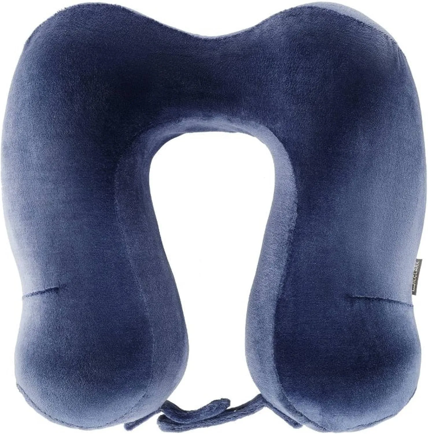 Lewis N. Clark Contoured Memory Foam Hexform Travel Cervical Neck Pillow for Shoulder & Neck Pain, Airplane, Camping, Kids & Adults, Standard, Navy