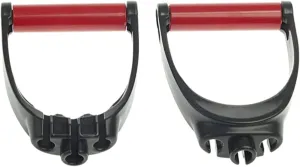 Lifeline Triple Grip Handles Fit Up to Three Resistance Cables for Continuous Muscle Tension Training , Black/Red