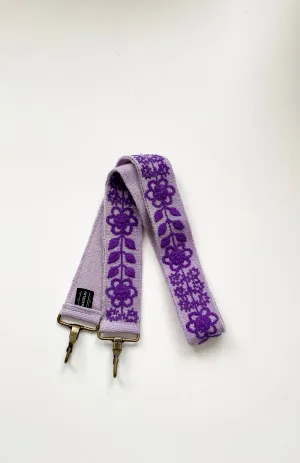 Light and Dark Purple Large Purse Strap