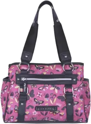Lily Bloom Triple Section Landon Multi-Purpose Satchel Bag