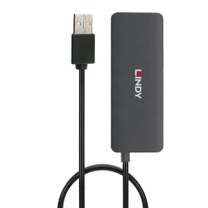LINDY 42986 4-Port USB Hub | USB 2.0 | Plug & Play